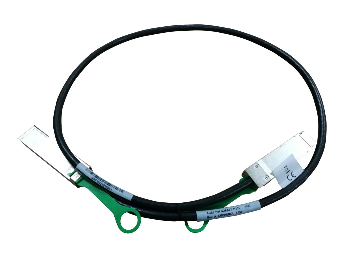 HPE X240 100G QSFP28 1m DAC Cable - Vorderansicht