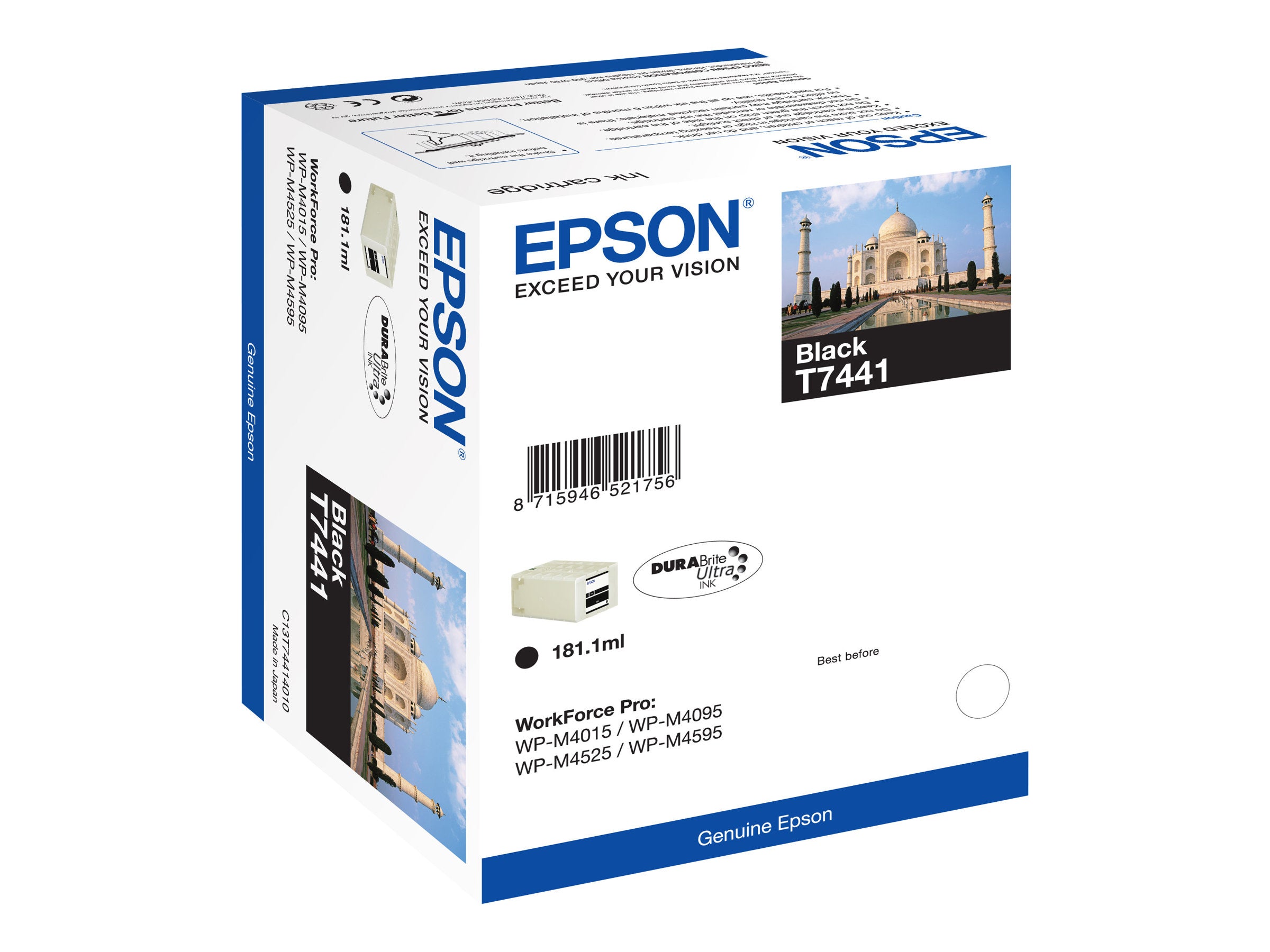 EPSON 4LB WP-M4000/M4500 Tintenpatrone Vorderansicht