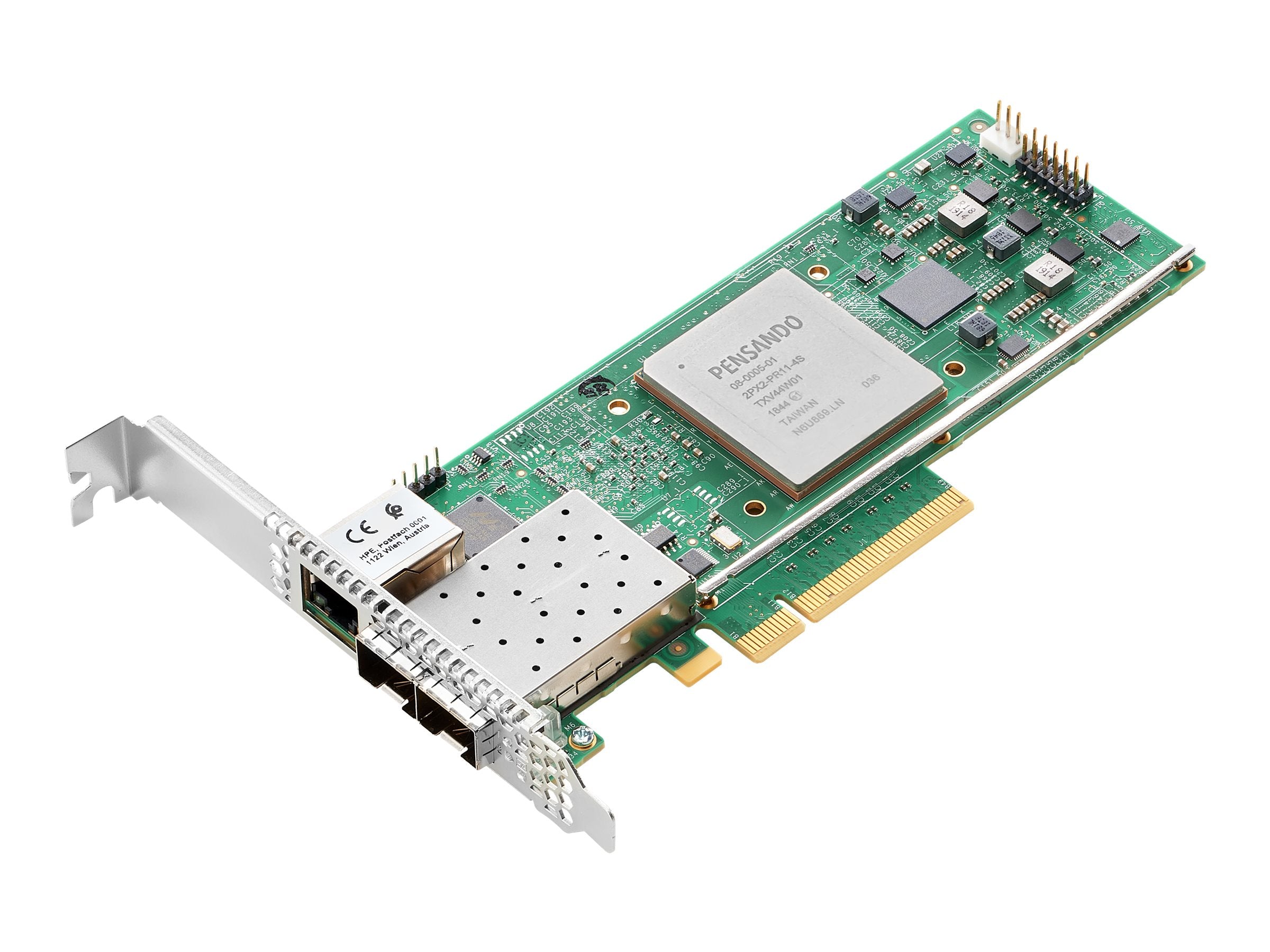 HPE Pensando Distributed Services Platform DSC-25 10/25Gb 2-port SFP28 Card Vorderansicht
