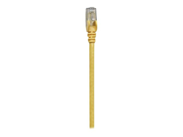 INTELLINET Netzwerkkabel Cat6 U/UTP 3,0m Gelb RJ-45 Stecker - Vorderansicht