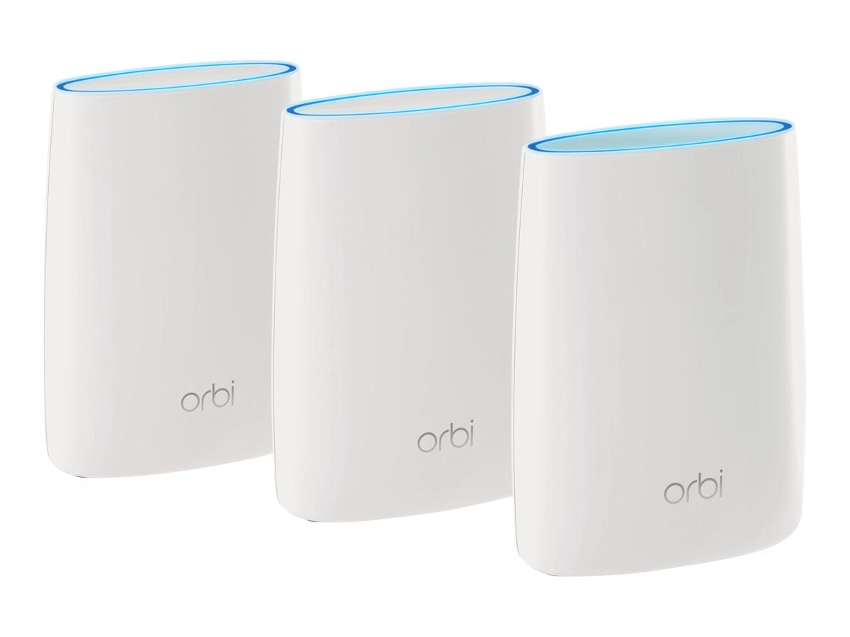 NETGEAR Orbi Amour Set RBK53 AC3000 Tri-band WLAN System 3-Set Vorderansicht