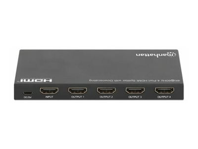 MANHATTAN 4K60Hz 4-Port HDMI-Splitter Anschlussansicht