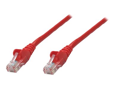 INTELLINET Netzwerkkabel Cat6A S/FTP CU LS0H 0,25m Rot Verpackung