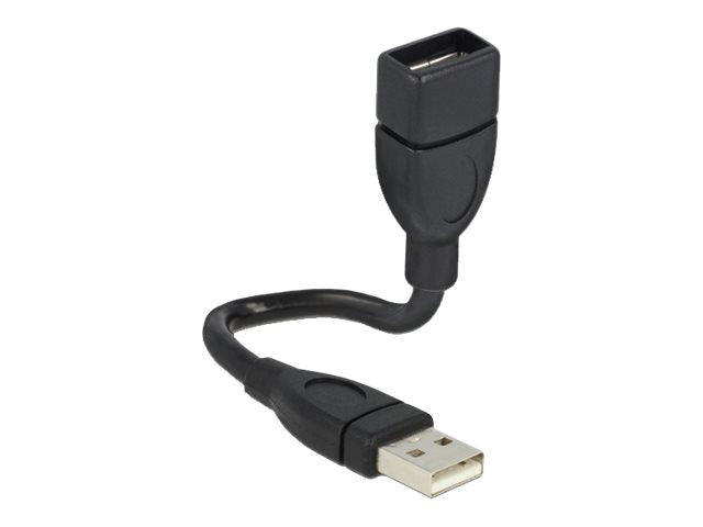 DELOCK Kabel USB 2.0-A Stecker > Buchse ShapeCable 15 cm - Vorderansicht