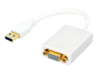 TECHLY USB3.0 Konverterkabel auf VGA 1,5m Vorderansicht