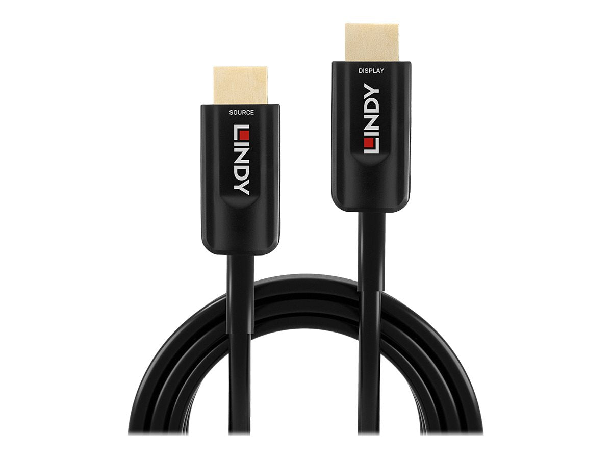 LINDY 10m Fibre Optic Hybrid Ultra High Speed HDMI Cable Vorderansicht