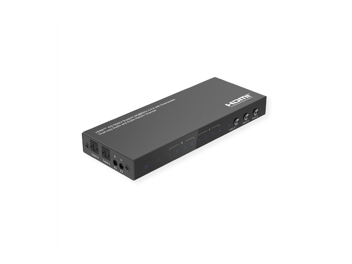VALUE 4K HDMI Matrix Switch 4 x 2 Vorderansicht