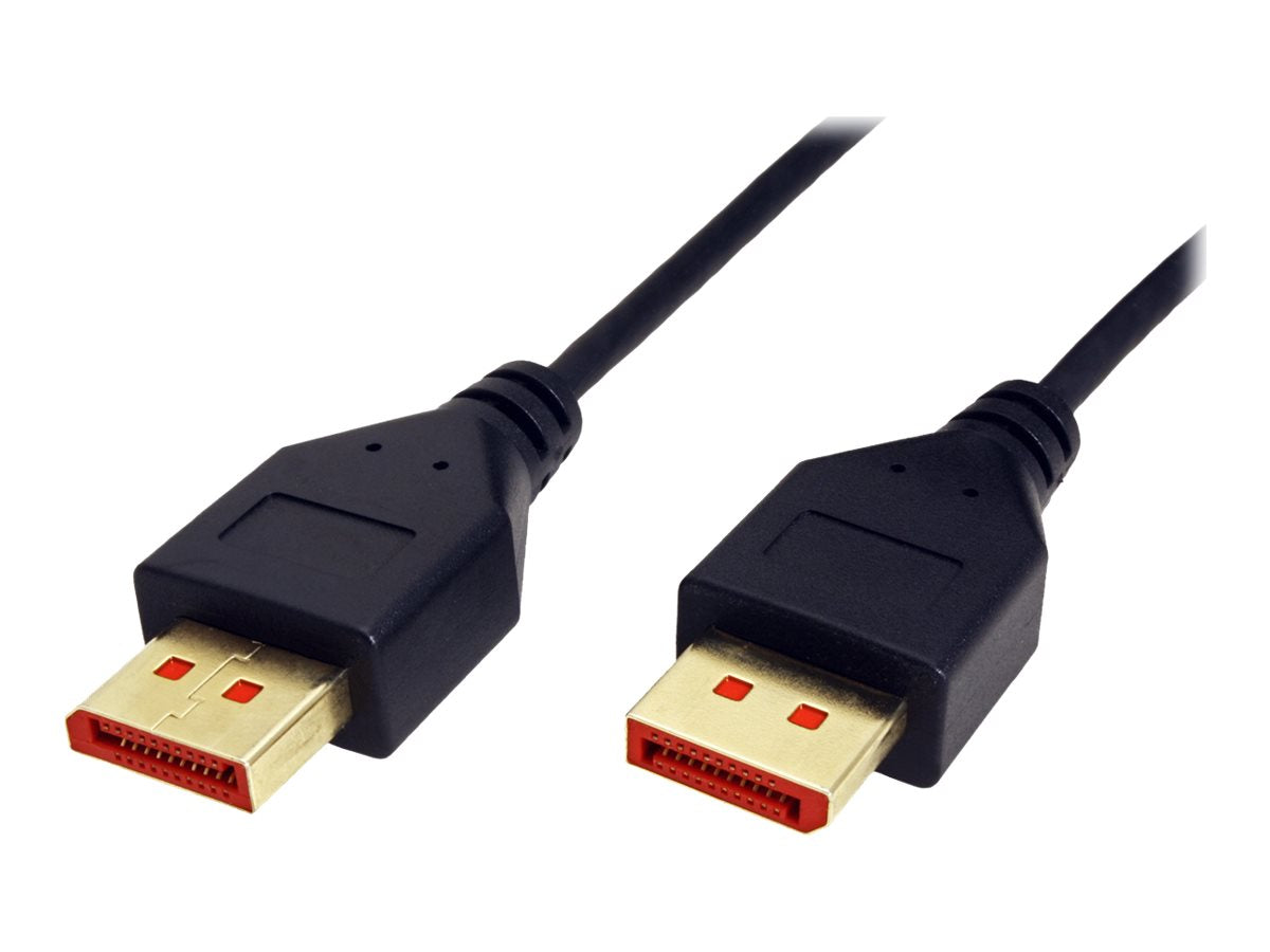 ROLINE DisplayPort Kabel v1.4 DP ST - ST SLIM 1m Vorderansicht