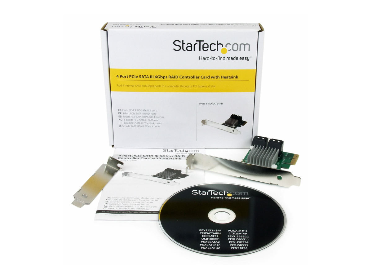 STARTECH.COM 4 Port SATA III RAID Controller Rückansicht