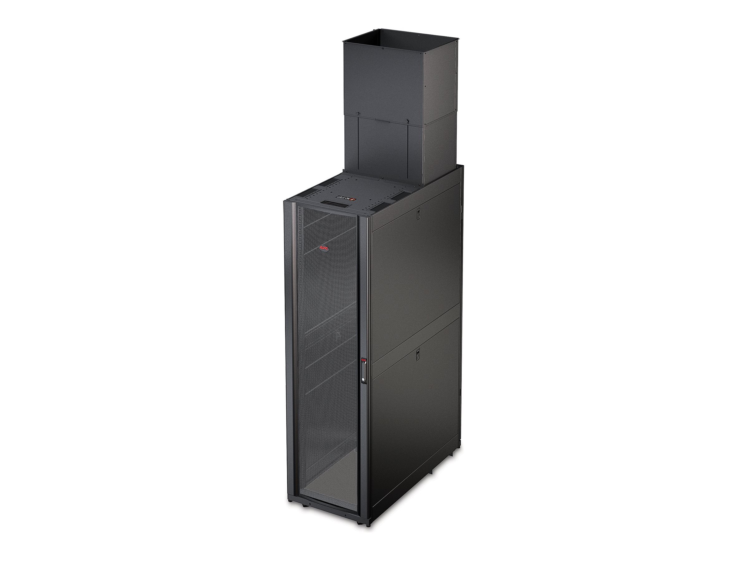 APC vertikale Abluftkanalsystem 750mm kurz Vorderansicht