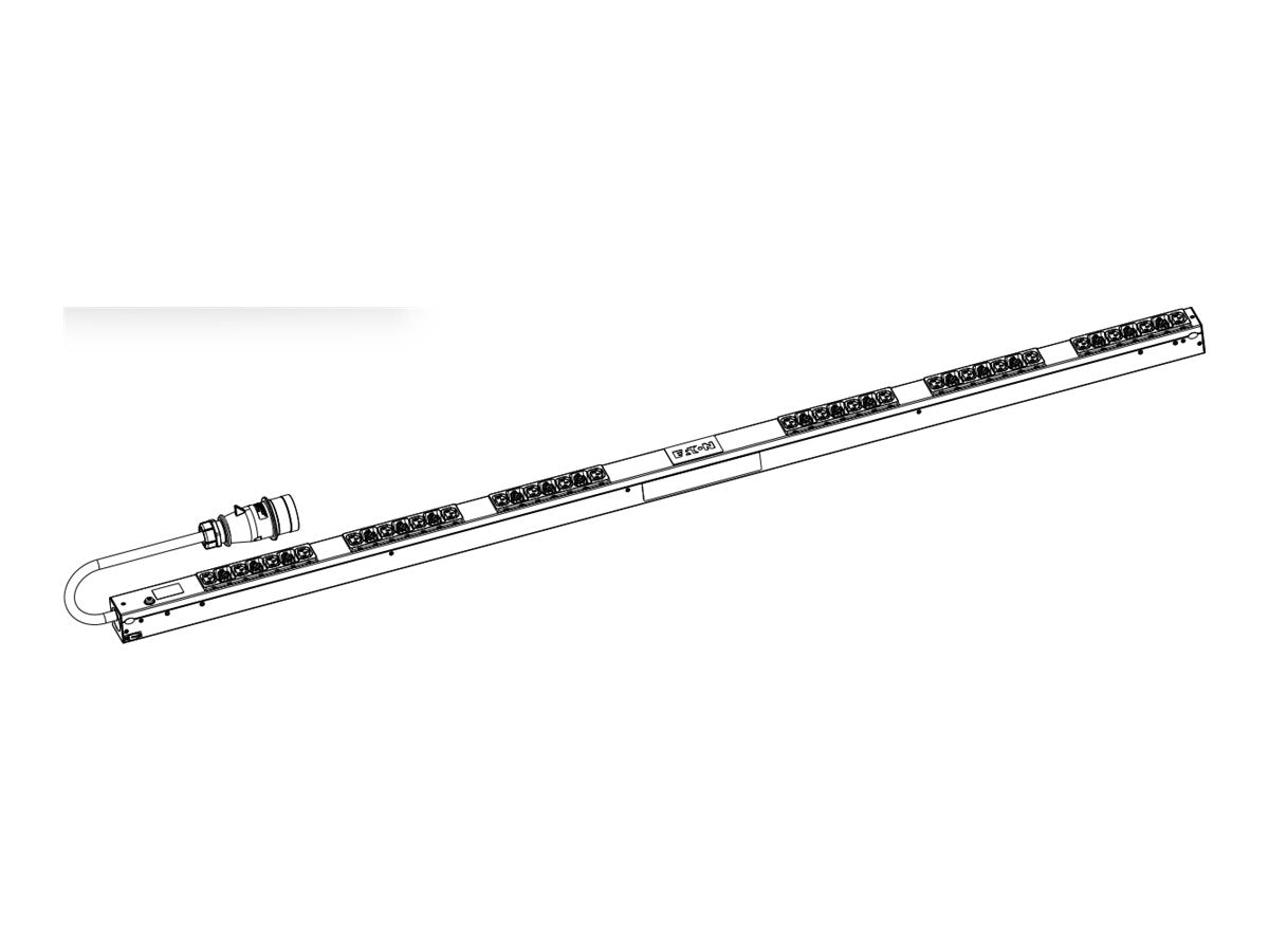 EATON PDU G4 BA 0U 309 16A 3P 24xC13 18xC39 Vorderansicht