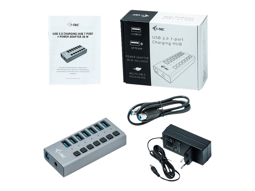 I-TEC USB 3.0 Charging HUB 7port Vorderansicht