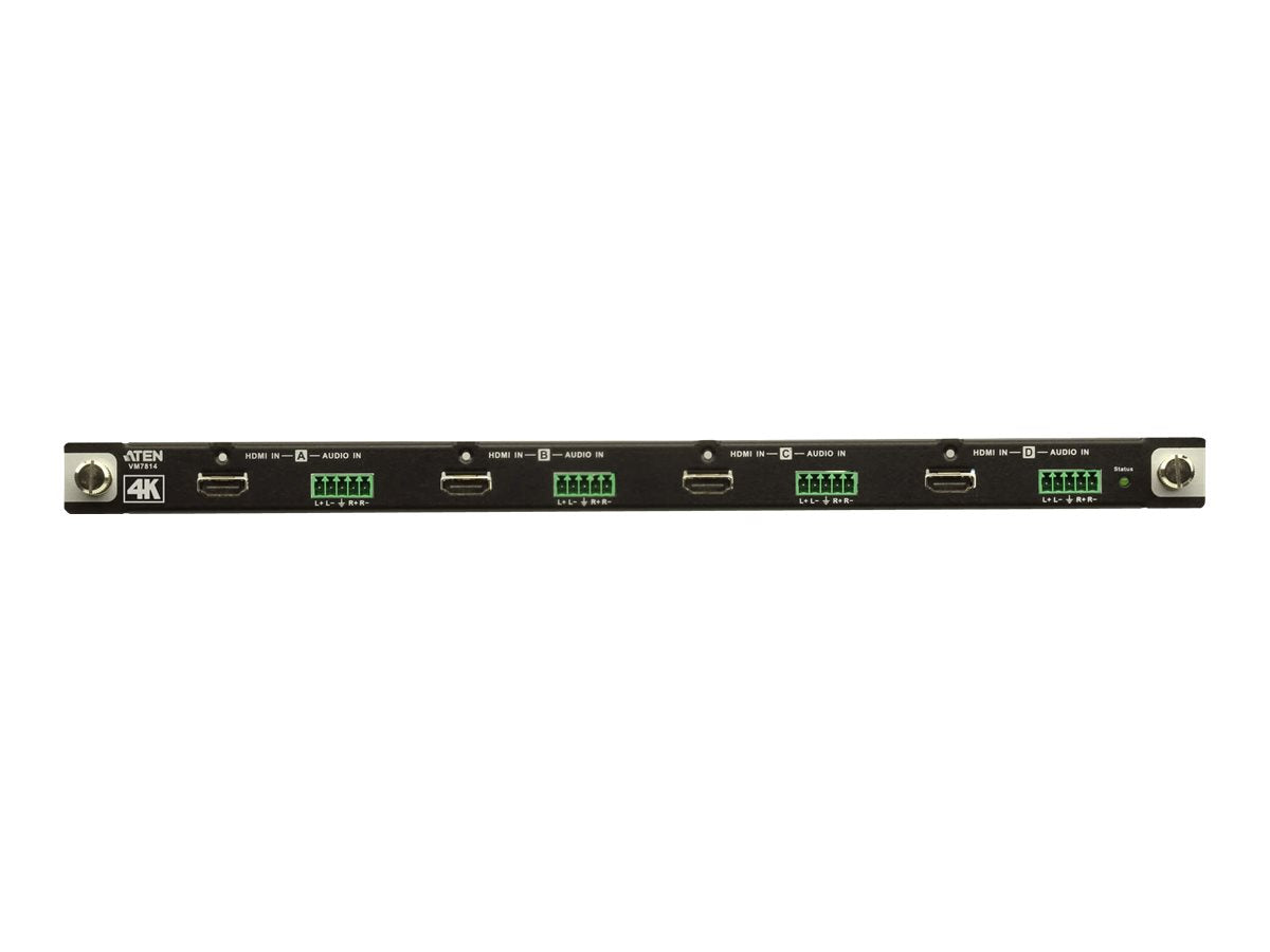 ATEN VM7814 4-Port 4K HDMI Eingabekarte Vorderansicht