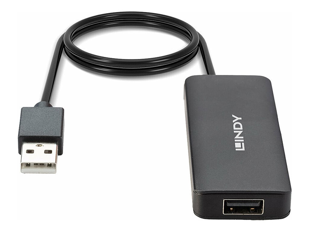 LINDY 4 Port USB 2.0 Hub Anschlussansicht