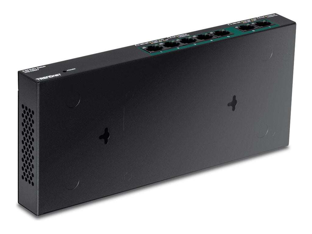 TRENDNET TPE-TG327 7-Port PoE+ Switch Multi-Gigabit Vorderansicht