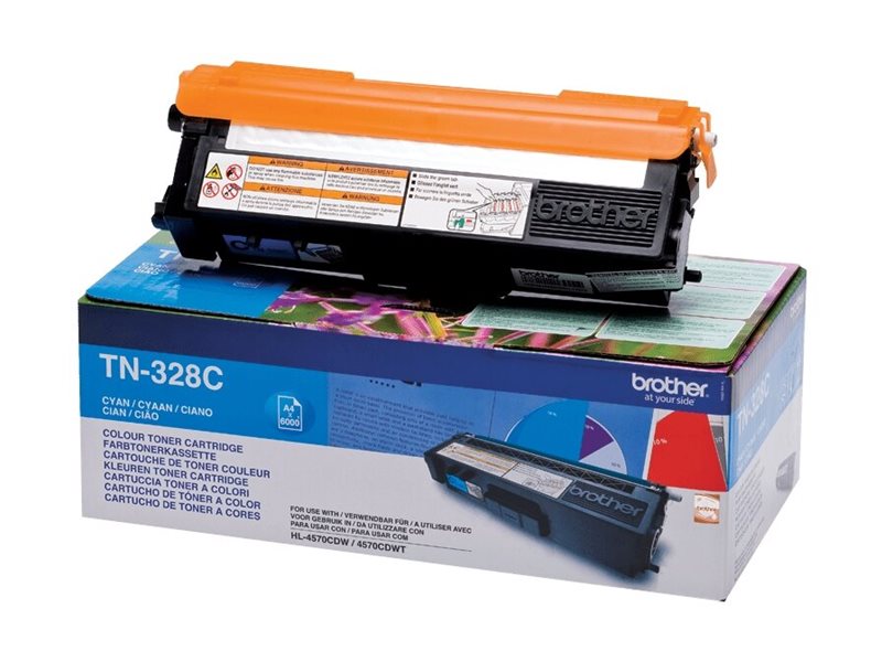 BROTHER TN-328 Toner cyan Detailansicht