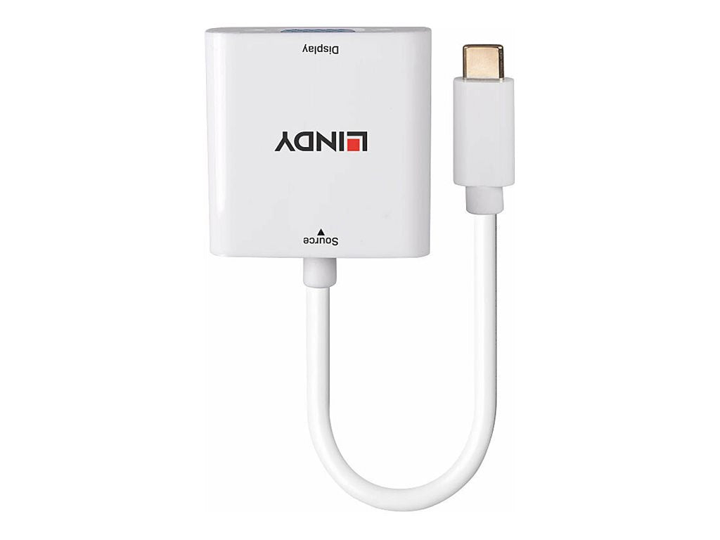 LINDY USB Typ C auf VGA Konverter Anschlussansicht