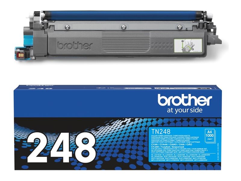 BROTHER TN248C Cyan Tonerpatrone Verpackung