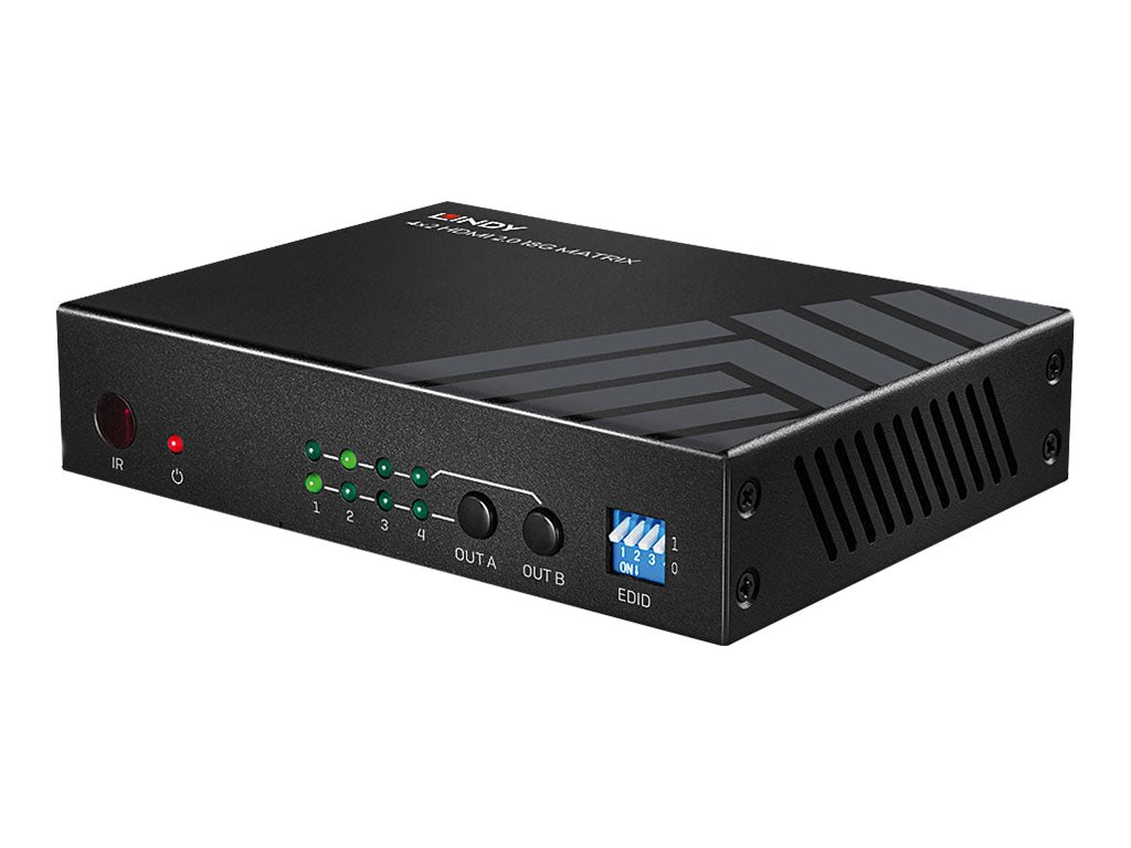 LINDY 4x2 HDMI 2.0 4K Matrix Switch Verpackung