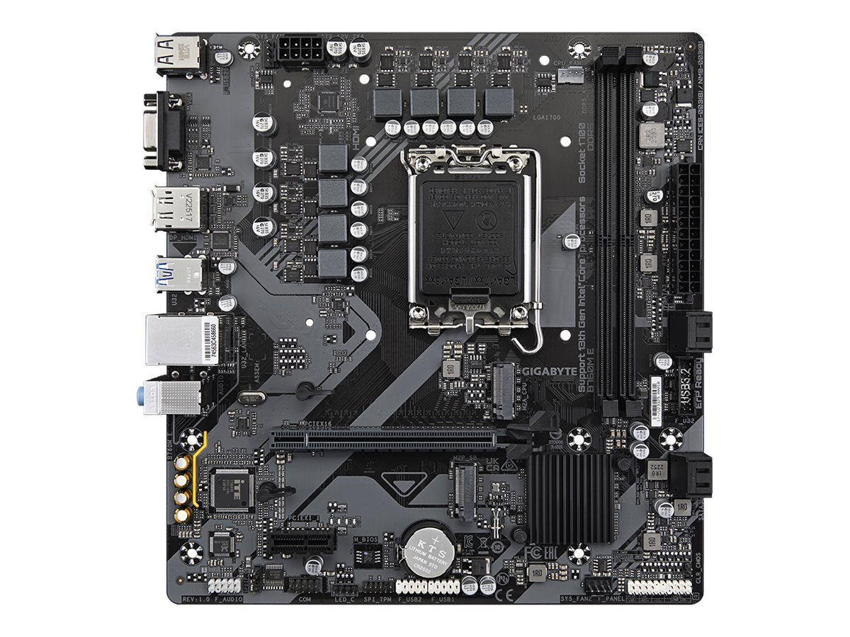 GIGABYTE B760M E Motherboard Vorderansicht