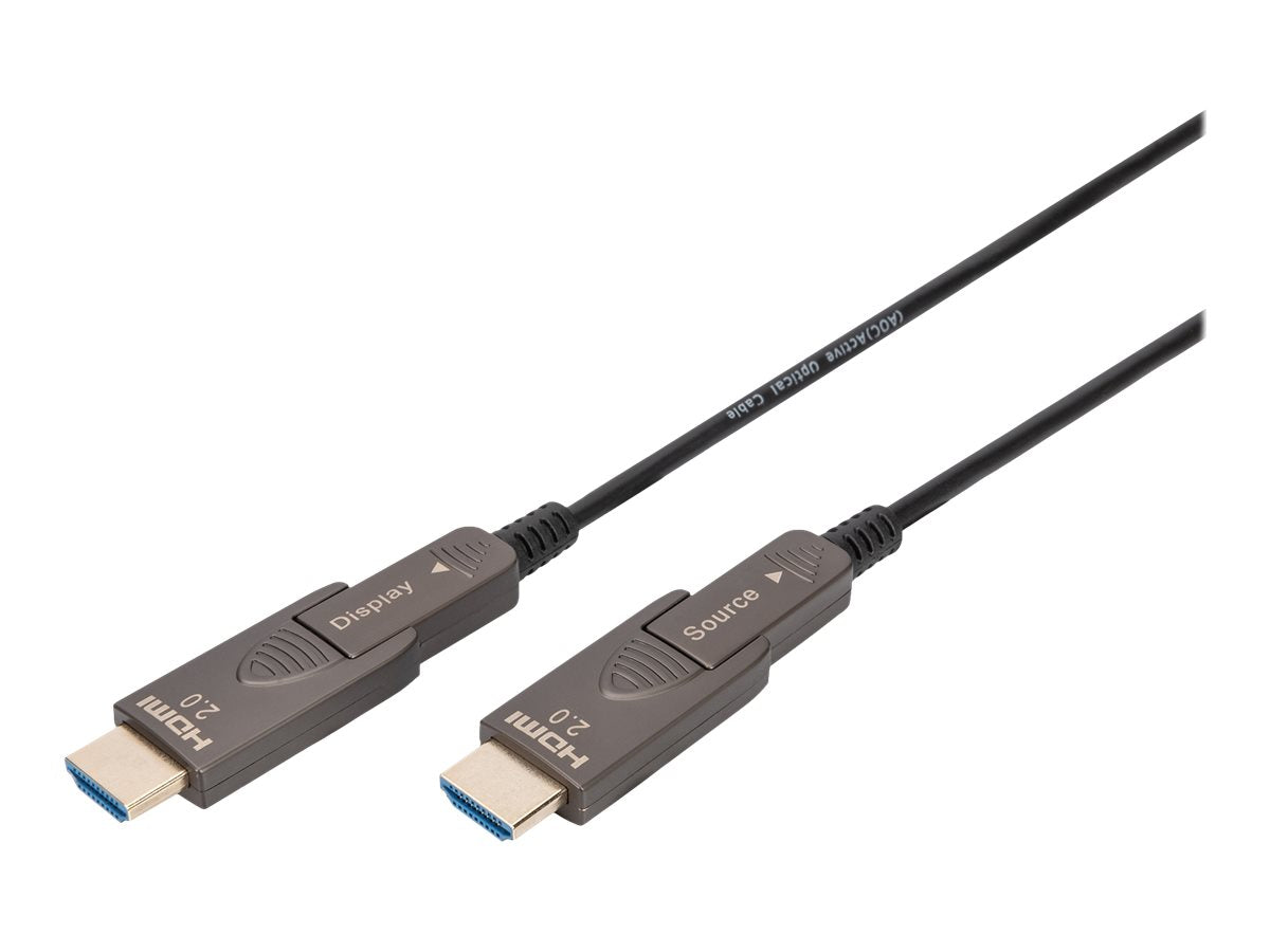 DIGITUS 4K HDMI AOC Connectioncable 15m Vorderansicht