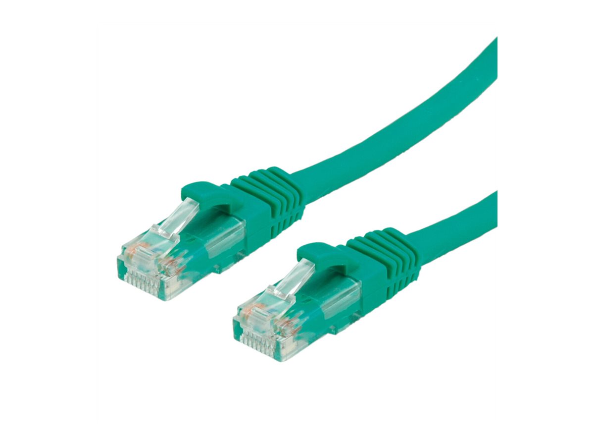 VALUE Patchkabel Kat.6A Class EA UTP grün 1,5m - Verpackung
