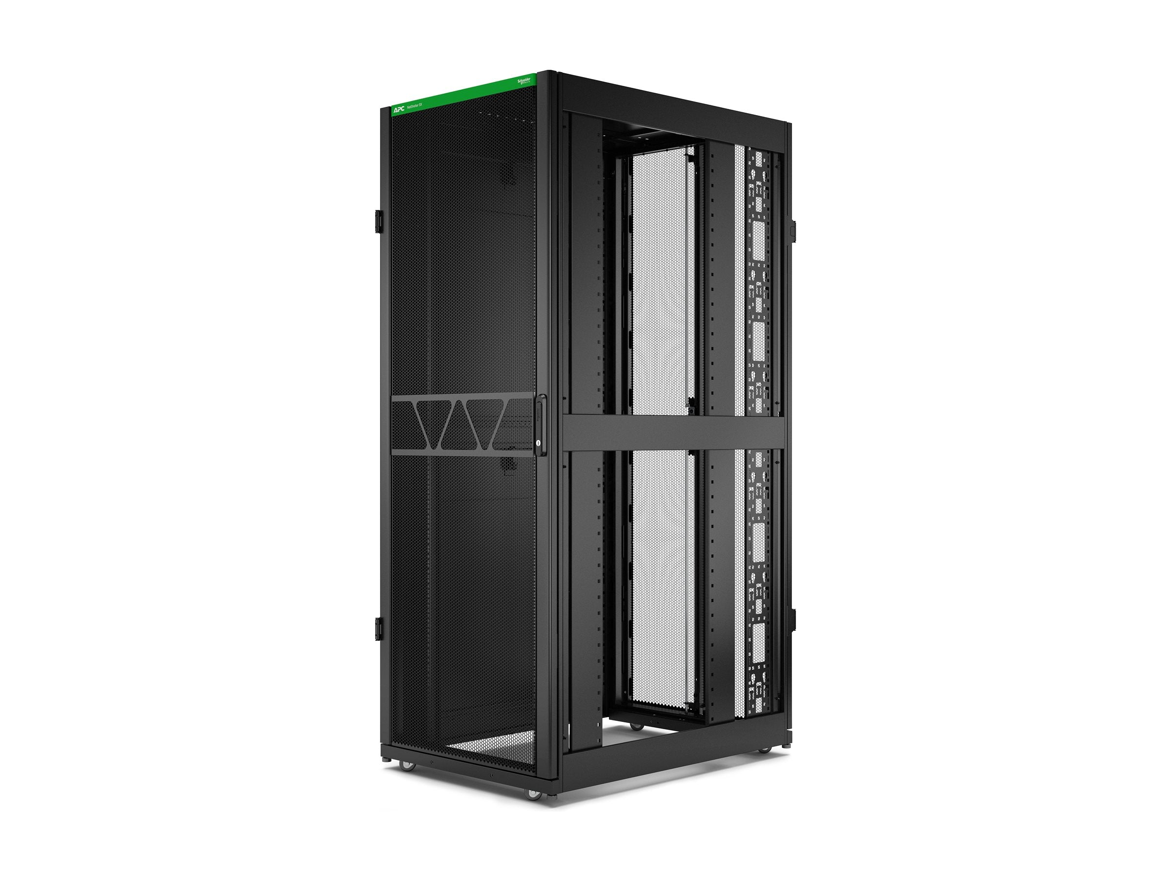 APC NetShelter SX Gen 2 Rack cabinet 1991H x 750W x 1070D mm with sides floor-standing Black 42U 19 TAA Compliant