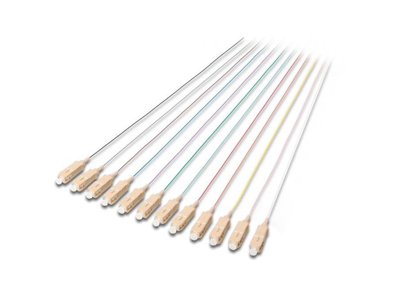 DIGITUS SC Fiber Pigtail Loose Buffer 50/125 m 12 St. Vorderansicht