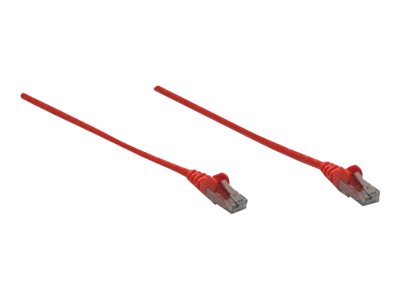 INTELLINET Netzwerkkabel Cat6 U/UTP 2,0m Rot RJ-45 Stecker Verpackung