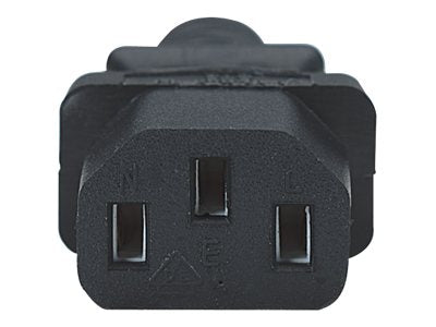 MANHATTAN Stromkabel Kaltgeräte Stecker IEC 60320 C13 10 A / 250 V Verpackung