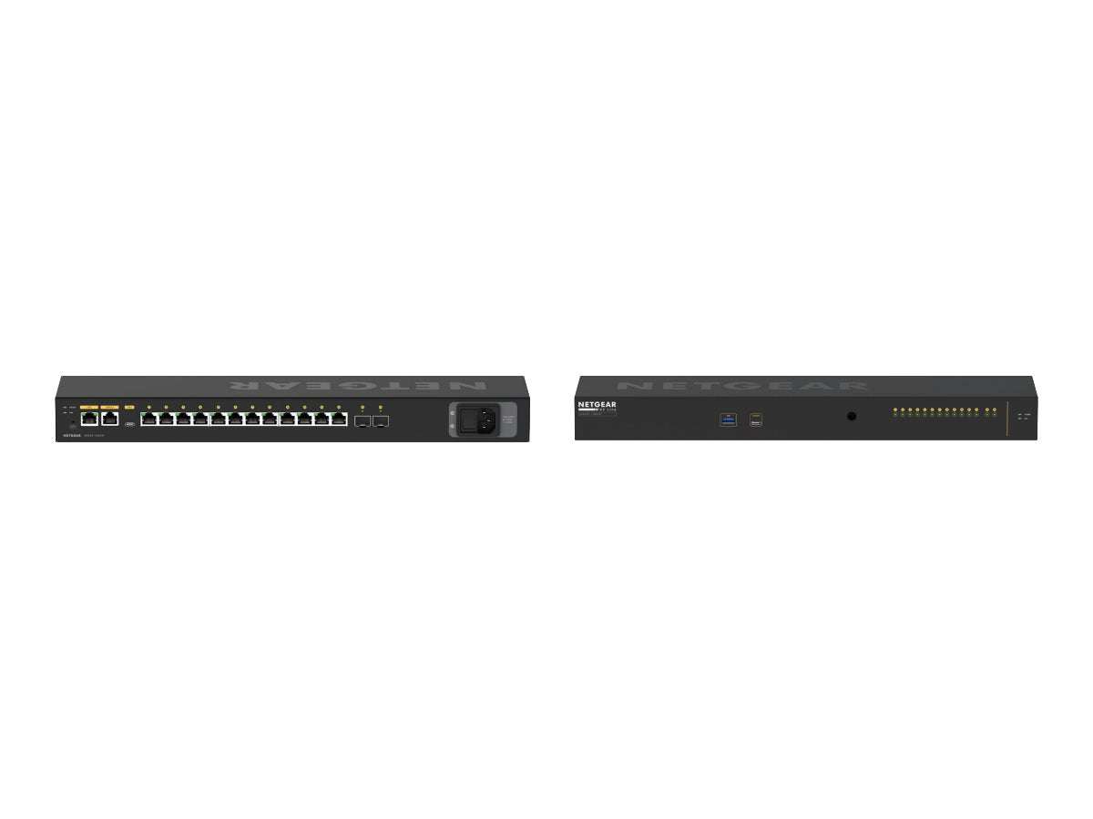 NETGEAR M4250-12M2XF Managed Switch Rückansicht