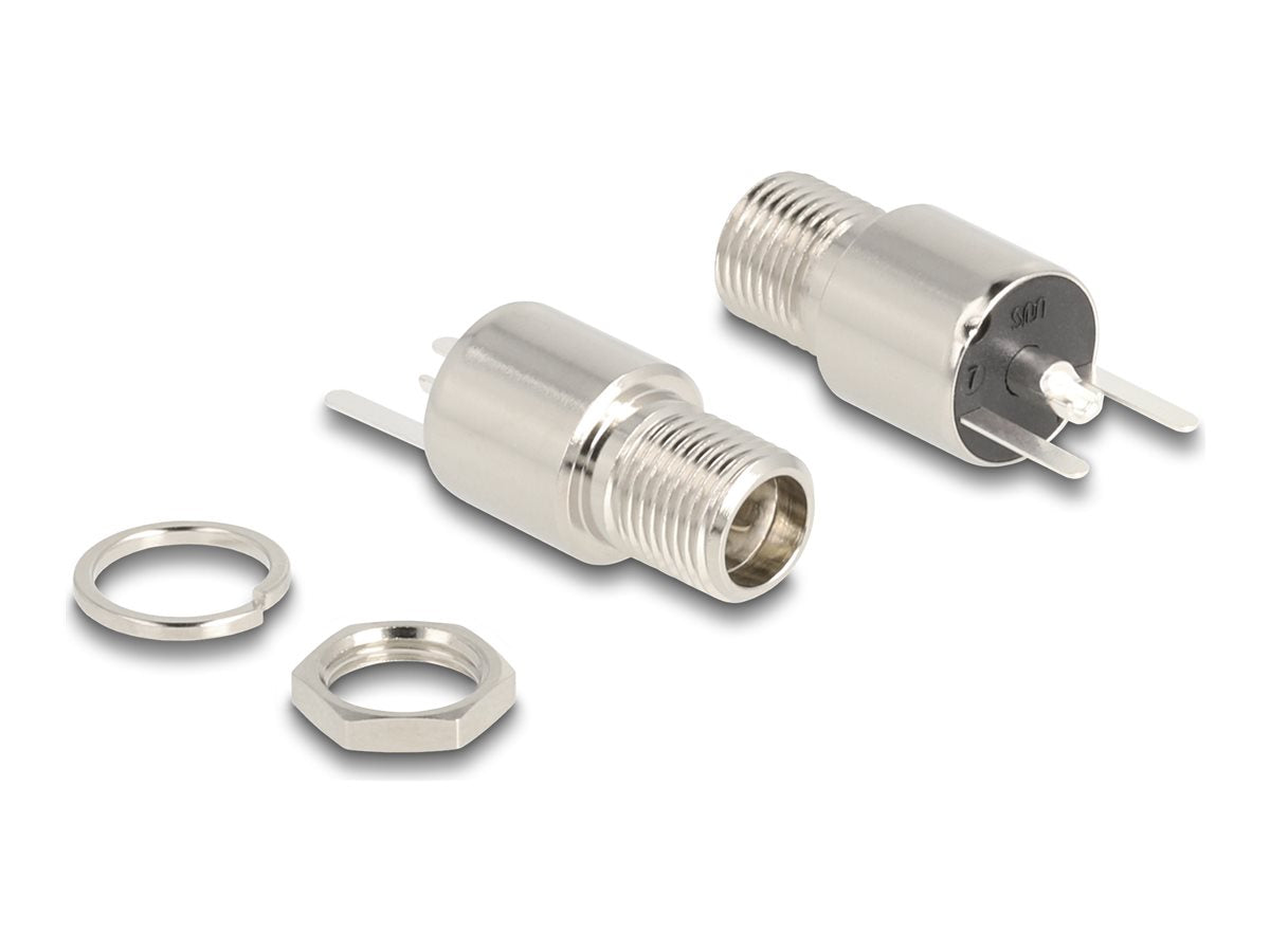 DELOCK Steckverbinder DC 5,5 x 2,5 mm Buchse - Vorderansicht