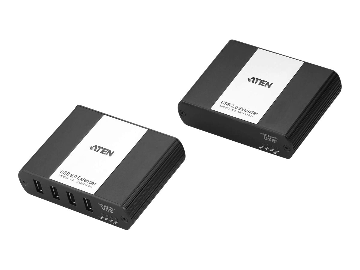 ATEN UEH4102 4-Port USB 2.0 CAT5 Extender over LAN - Anschlussmöglichkeiten
