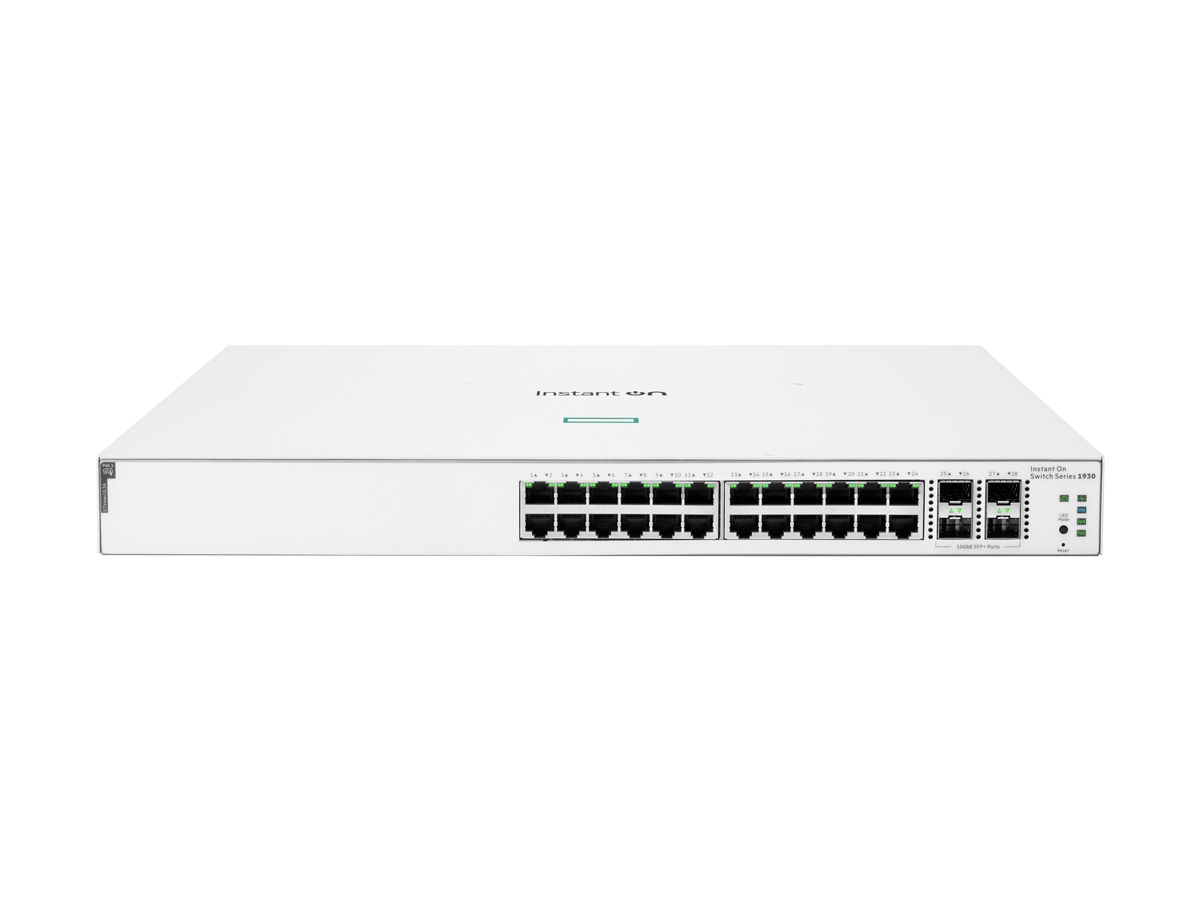 ARUBA HPE Networking Instant On Switch 24p Vorderansicht