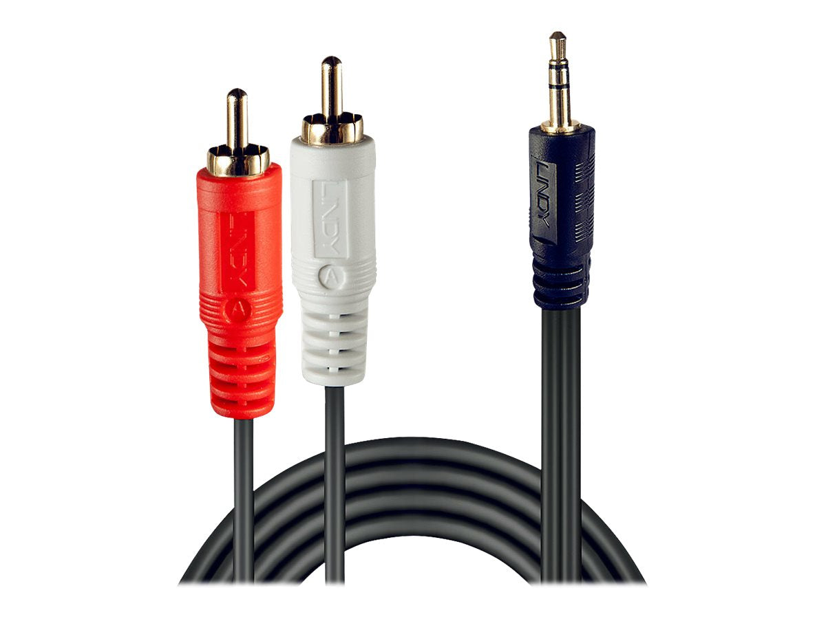 LINDY Premium Audio-Adapterkabel 2m Vorderansicht