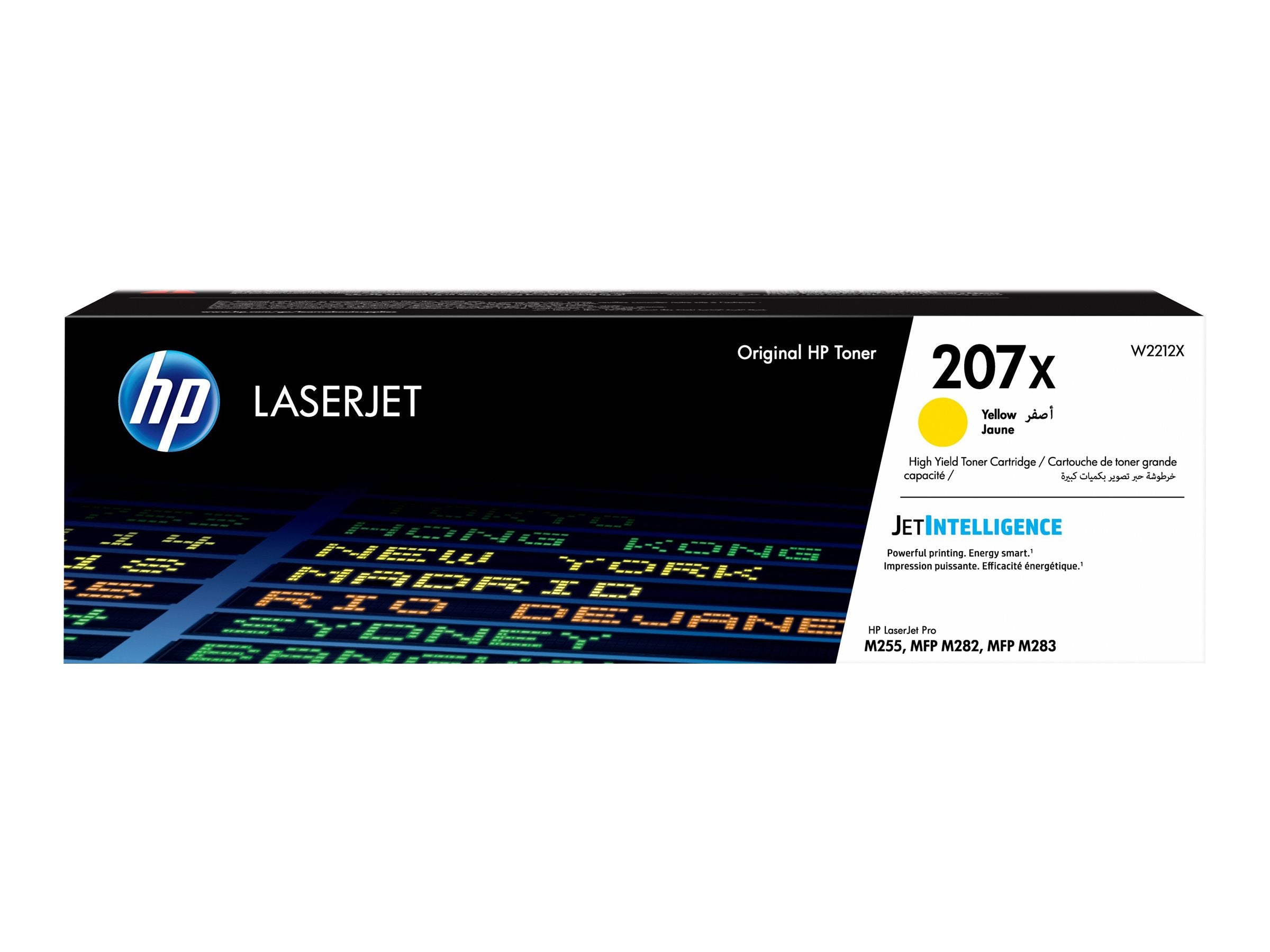 HP 207X Yellow LaserJet Toner Cartridge Vorderansicht