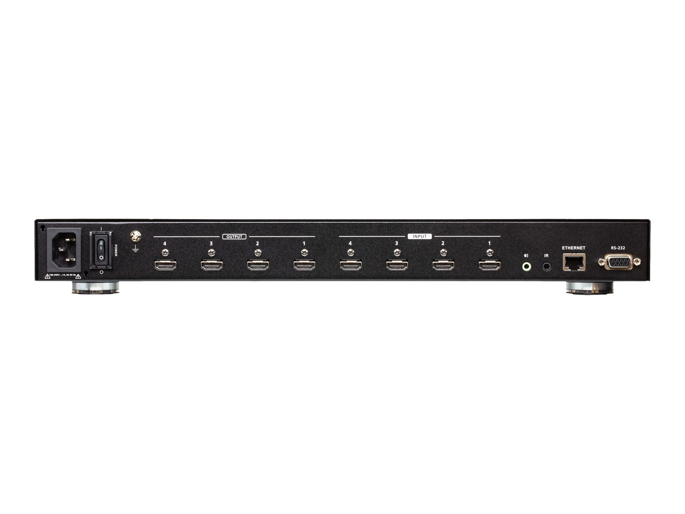 ATEN VM6404HB 4 x 4 True 4K HDMI Matrix Switch mit Scaler - Verpackung