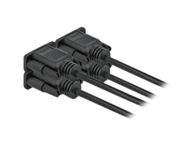 DELOCK Seriell Kabel RS-232 Sub-D9 Stecker zu Stecker 0,5m - Verpackung