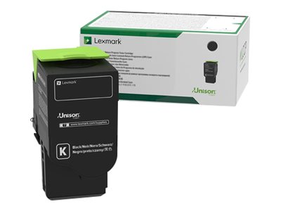 LEXMARK 78C1XK0 Rückgabe-Tonerkassette Schwarz - Vorderansicht