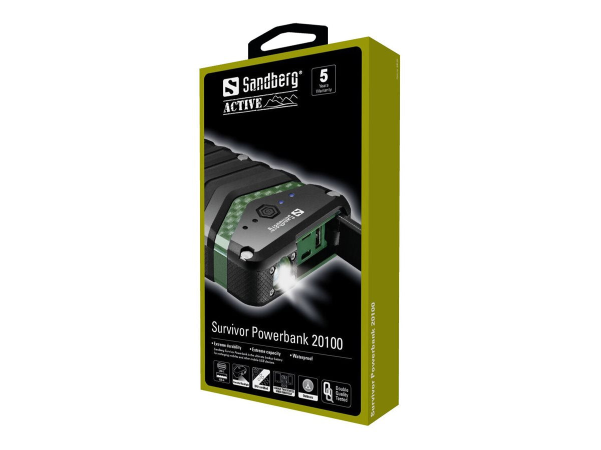 SANDBERG Survivor Powerbank 20100 im Einsatz