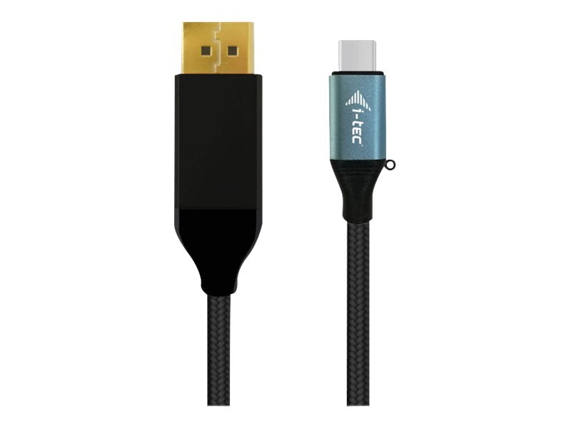 I-TEC USB C DisplayPort Kabel Adapter 4K 60 Hz 150cm Vorderansicht