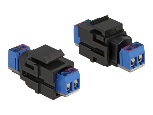 DELOCK Keystone Modul 2 Pin Terminalblock Verpackung