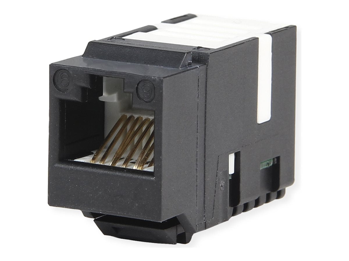 METZ CONNECT UTP modul 8 8 Cat.6 schwarz - Vorderansicht