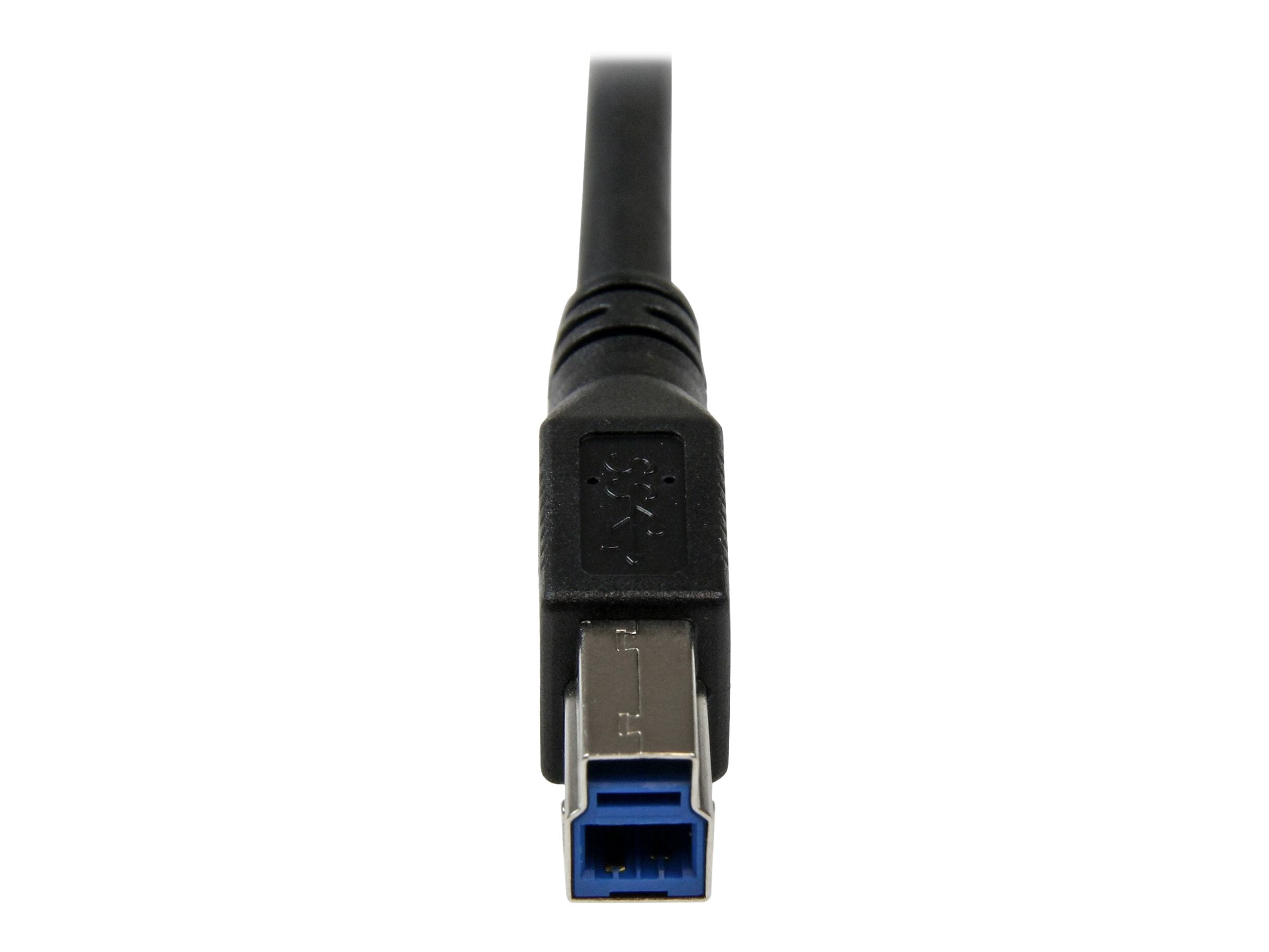 STARTECH.COM 1m Black SuperSpeed USB 3.0 Cable - Vorderansicht