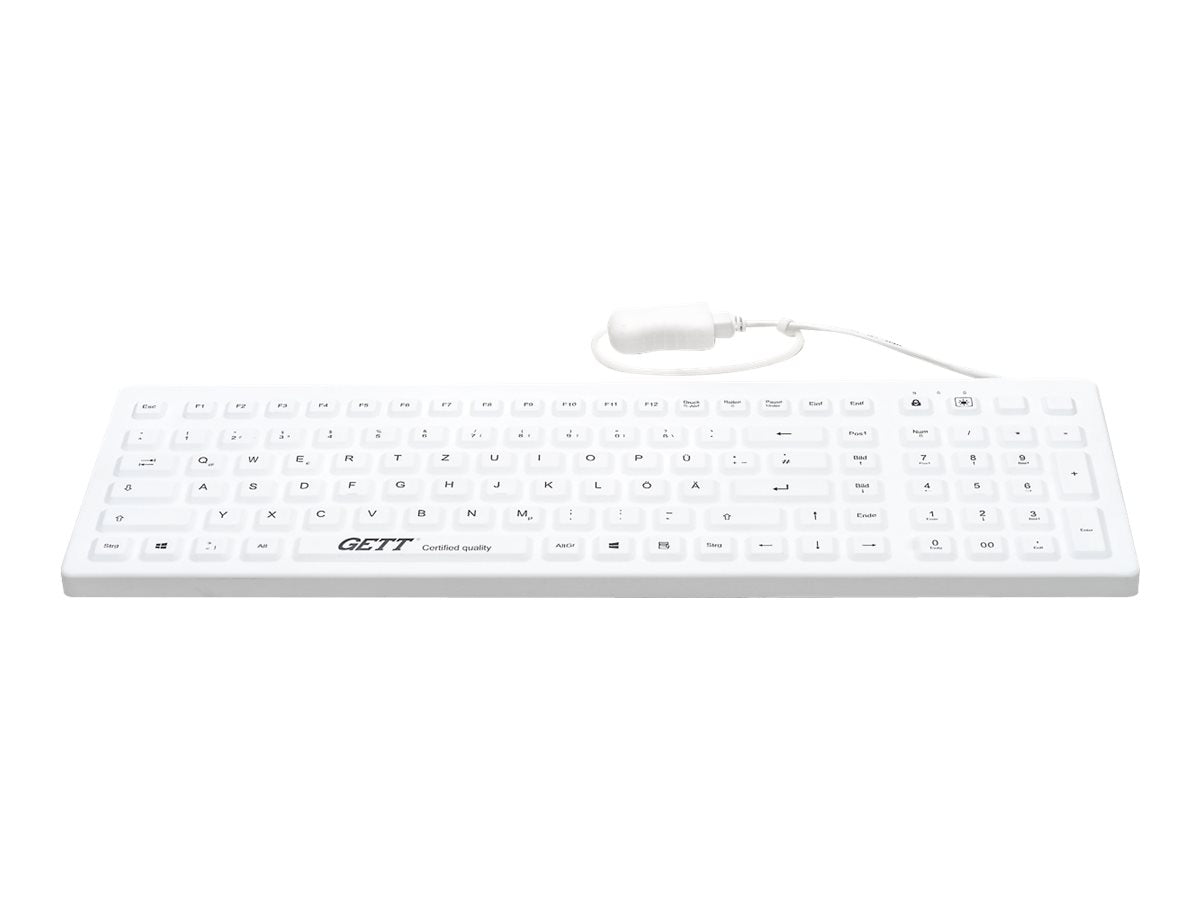 GETT GCQ CleanType Prime Pro+ Silikon Tastatur Vorderansicht