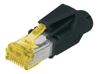 DIGITUS CAT 6A RJ45 Modular-Steckerverbinder Hirose TM31 8P8C geschirmt - Vorderansicht