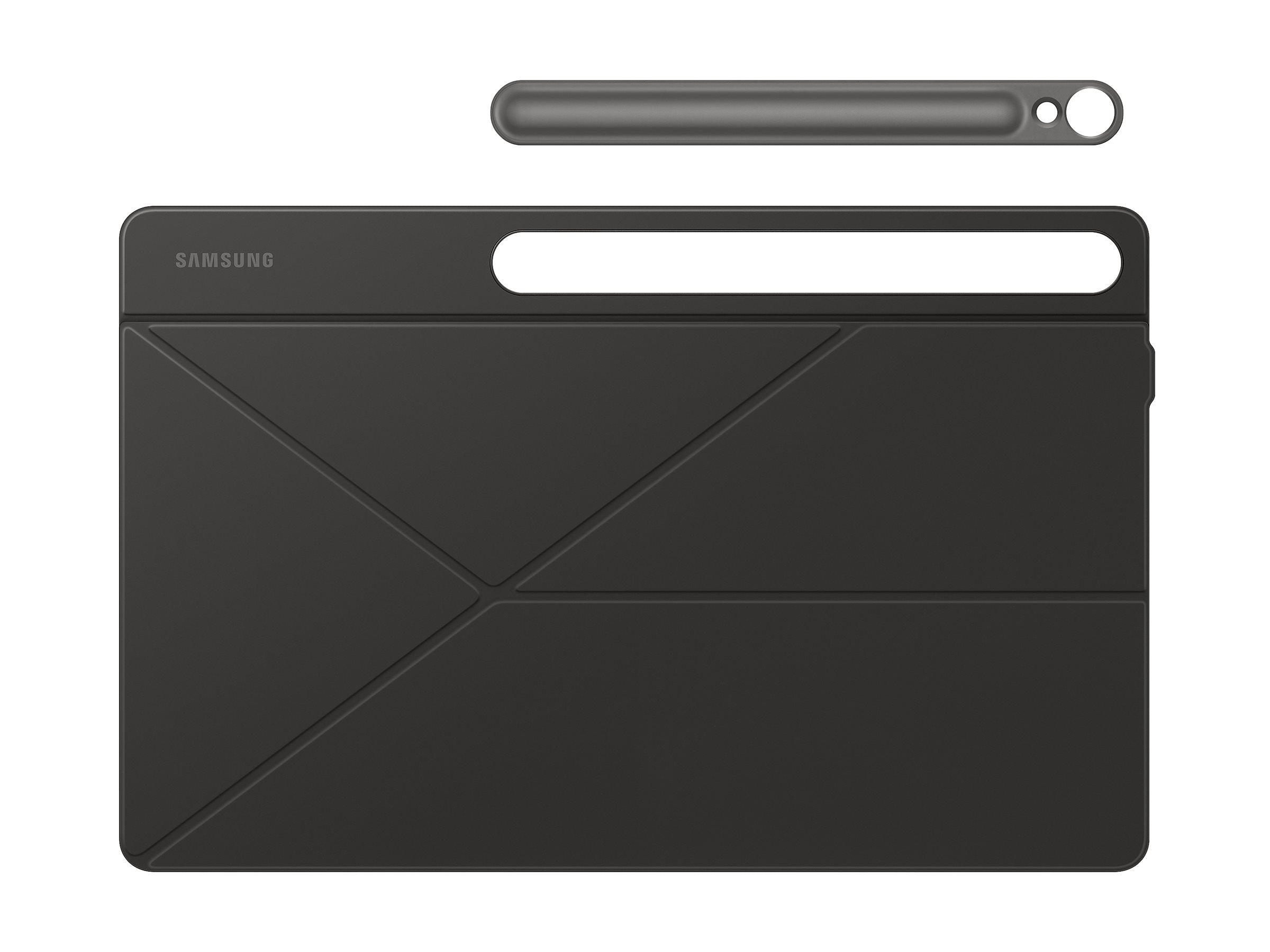 Vorderansicht des SAMSUNG Smart Book Cover für Galaxy Tab S10 FE+ Black