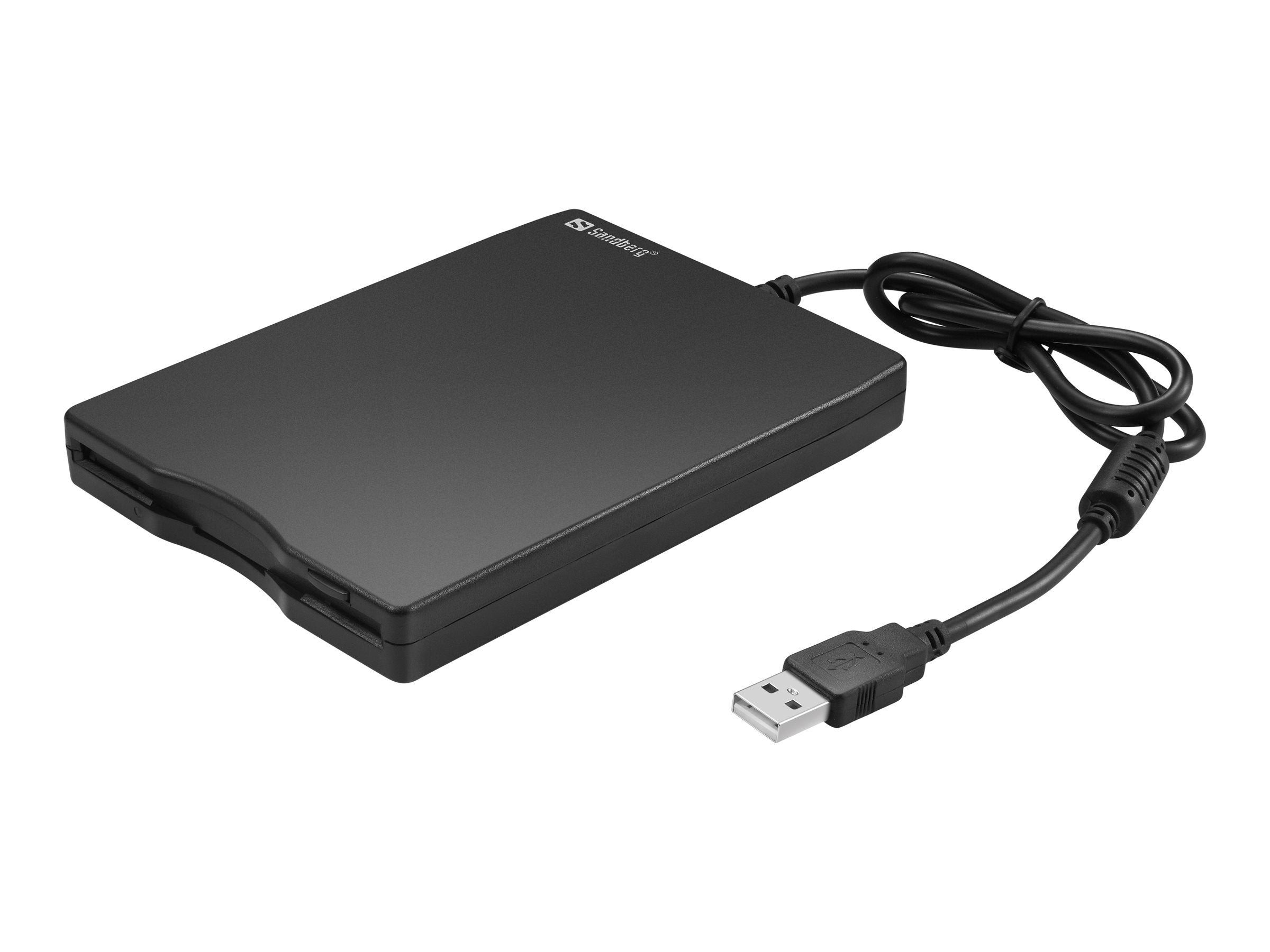 SANDBERG USB Floppy Mini Reader 3.5Zoll Vorderansicht