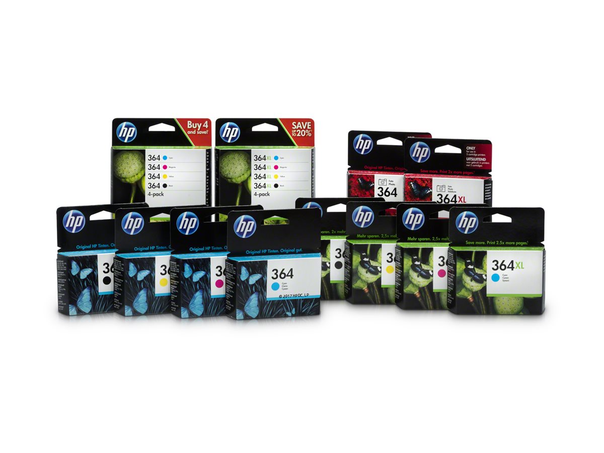HP 364 original Tintenpatrone CB318EE BA1 cyan Detailansicht