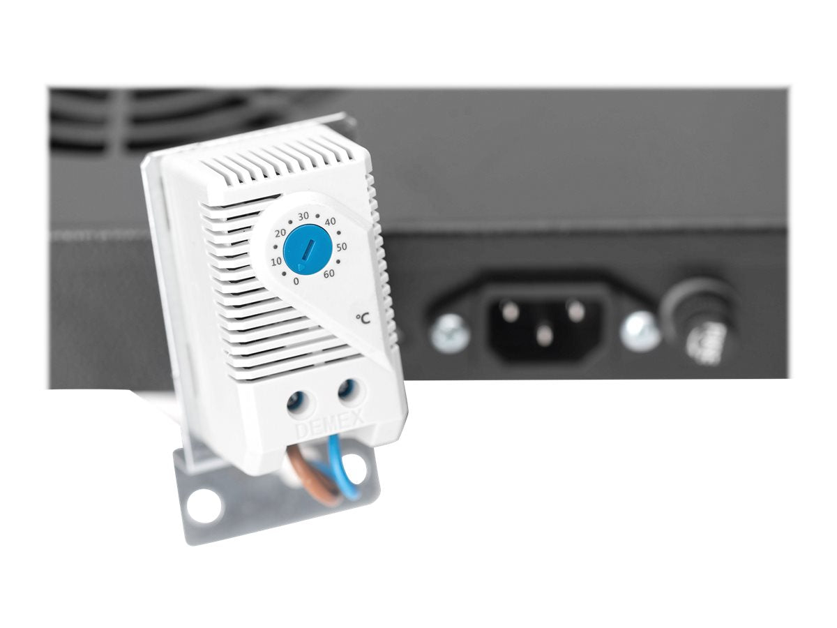 DIGITUS DN-19 FAN-4-HO-SW Rack-Lüftereinsatz Detailansicht